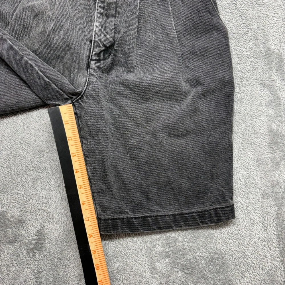 Guess Denim Shorts Women 27 Acid Wash Black Vintage Georges Marciano USA - Picture 6 of 12